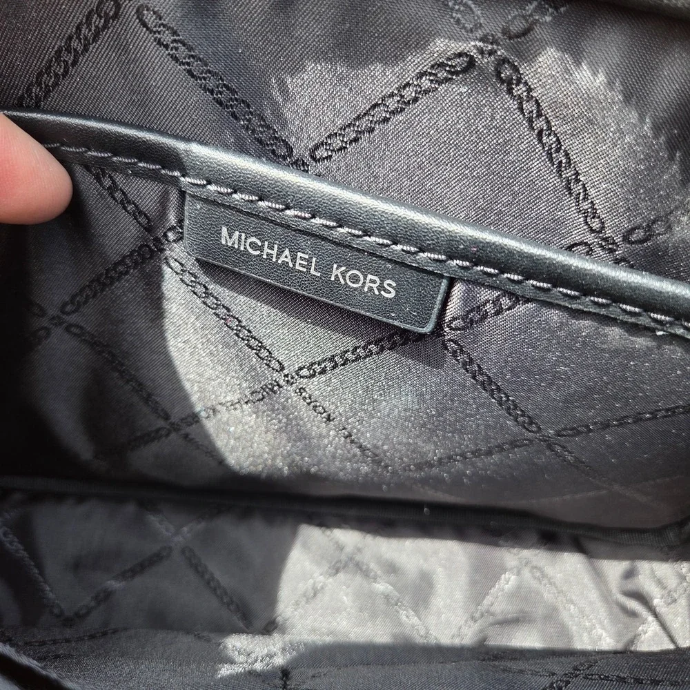 MICHAEL KORS Jet Set Charm East West leather small camera crossbody bag - BLACK - Picture 10 of 14